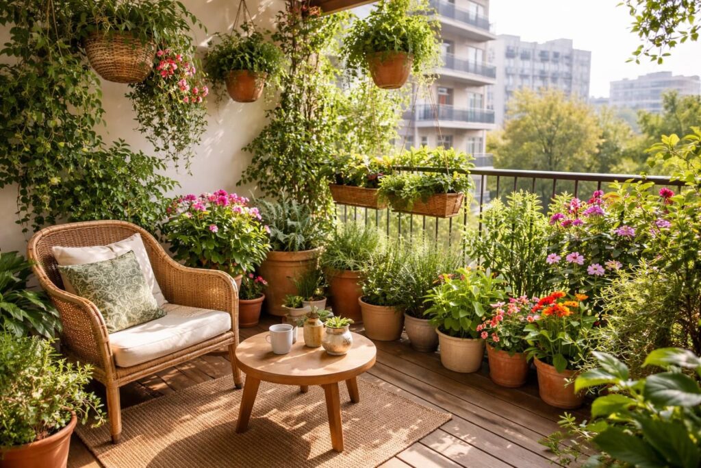 découvrez comment aménager un balcon en un véritable jardin convivial et verdoyant, grâce à nos astuces simples et pratiques pour transformer votre espace extérieur.