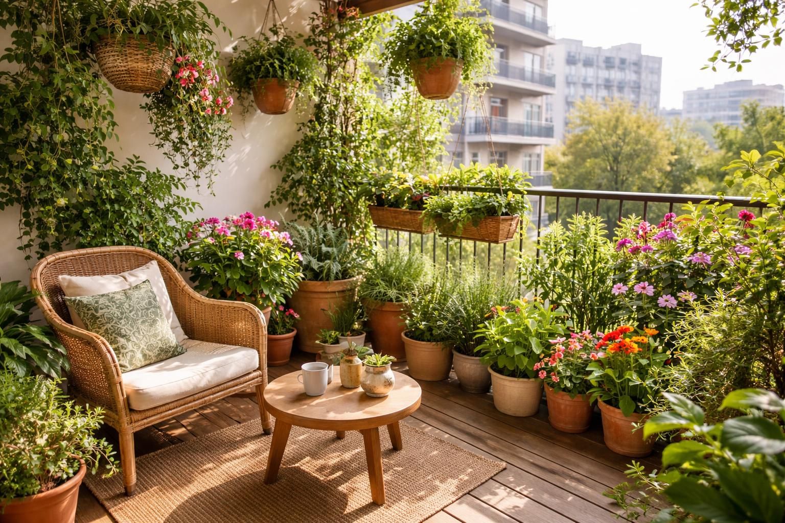 découvrez comment aménager un balcon en un véritable jardin convivial et verdoyant, grâce à nos astuces simples et pratiques pour transformer votre espace extérieur.