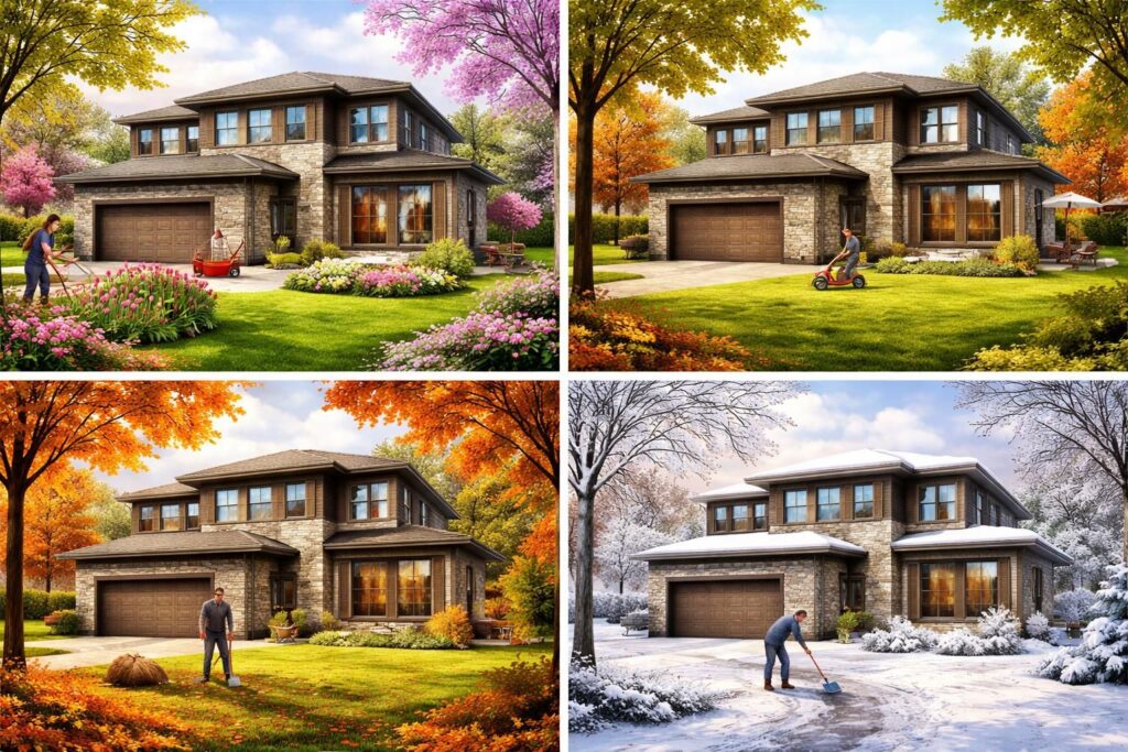 découvrez nos conseils pratiques pour entretenir votre maison tout au long de l'année, saison par saison, et préserver son confort et sa beauté.