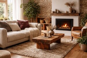 découvrez les matières idéales pour réchauffer votre intérieur et créer une ambiance cosy et conviviale toute l'année.