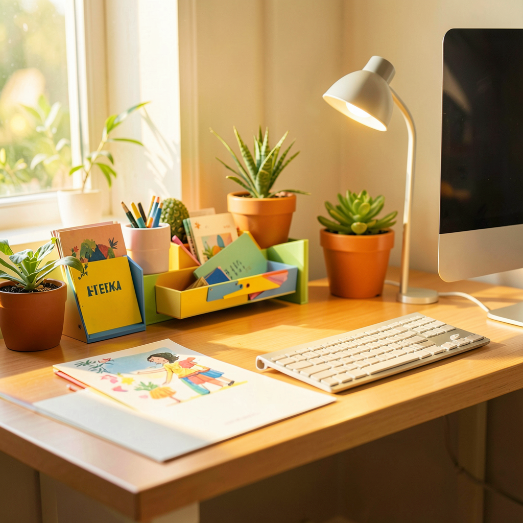 Table IKEA avec modules additionnels et rangements intégrés, exemple d'astuce pour bureau avec la table IKEA Alex