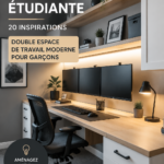 Espace de travail moderne et bien agencé avec un mobilier stylé.