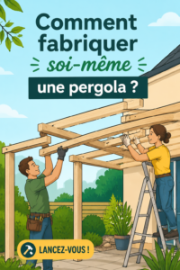 Image d'une pergola en bois dans un jardin verdoyant, créant un espace accueillant.