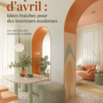 Un intérieur moderne lumineux avec des touches de couleur