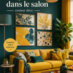 Salon décoré avec des nuances de jaune, apportant chaleur et luminosité