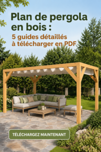 Plan de pergola en bois avec différentes options de design