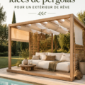 Image d'une pergola élégante dans un jardin verdoyant