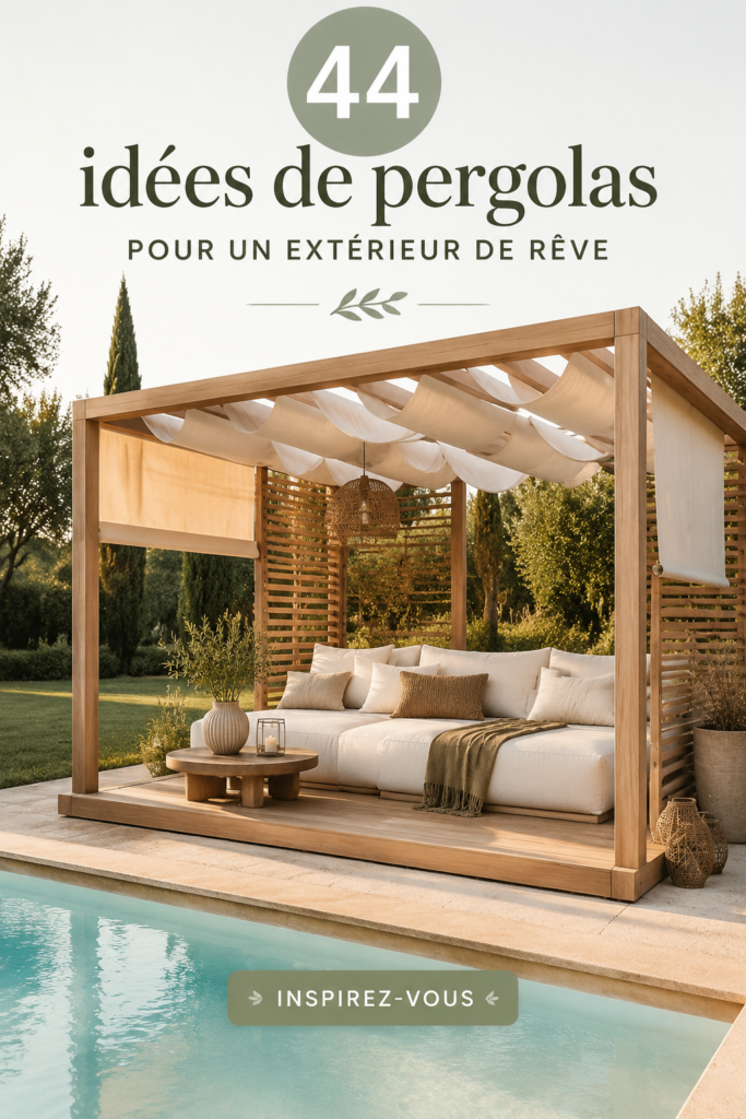 Image d'une pergola élégante dans un jardin verdoyant