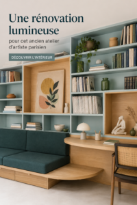 Rénovation d'un ancien atelier d'artiste parisien, espace lumineux et accueillant