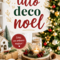Décoration de Noël faite maison avec des éléments naturels.