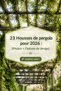 Couvertures modernes de pergola, offrant style et pratique pour l'extérieur.
