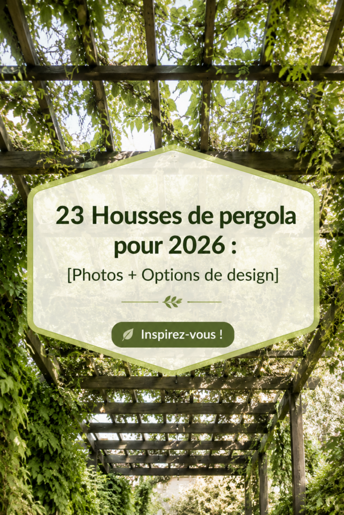 Couvertures modernes de pergola, offrant style et pratique pour l'extérieur.