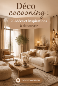 Un salon cocooning avec des coussins et une lumière douce