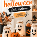 Decorations Halloween faites maison pour une ambiance festive.