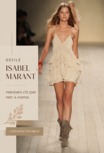 Défilé Printemps-été 2009 d'Isabel Marant, mettant en avant des pièces élégantes et décontractées.