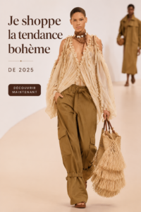 Un intérieur décoré dans un style bohème avec des couleurs chaudes et des matériaux naturels.