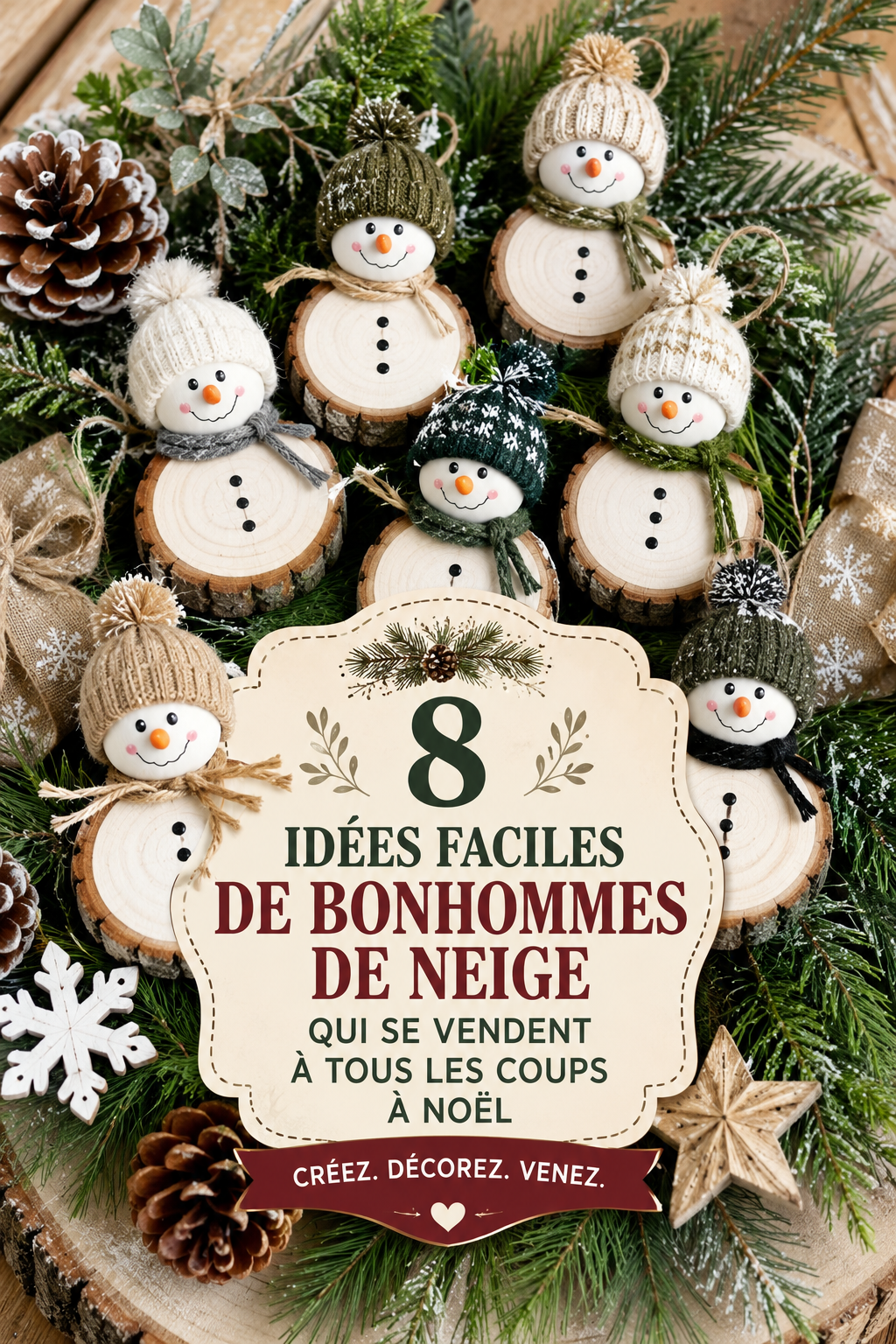 Un intérieur décoré pour Noël dans un style bohème, avec des créations hivernales élégantes.