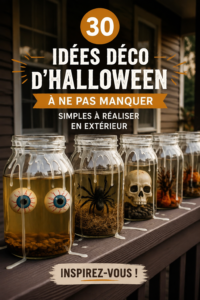 Idées de décoration d'Halloween simples pour l'extérieur