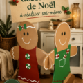 Décorations de Noël faites maison, style bohème