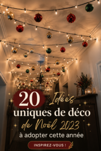 Ambiance chaleureuse d'une décoration de Noël bohème avec des éléments naturels.