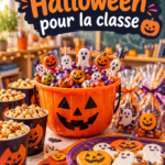 Des friandises d'Halloween maison pour une classe joyeuse et festive