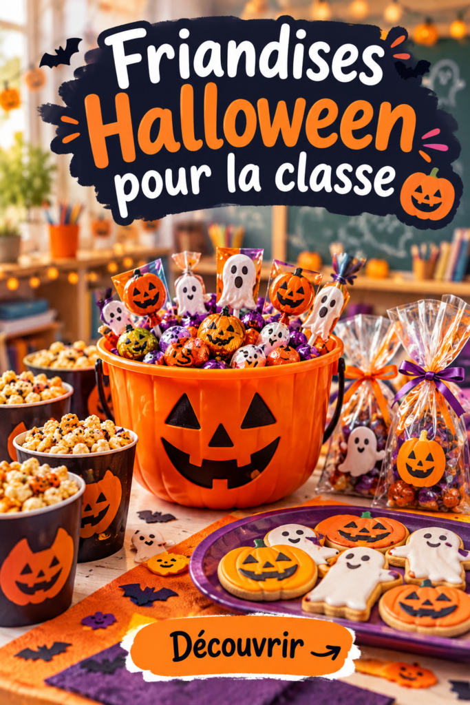 Des friandises d'Halloween maison pour une classe joyeuse et festive