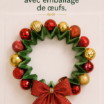 Une guirlande bohème faite de coquilles d'œufs recyclés accrochée dans un salon chaleureux.