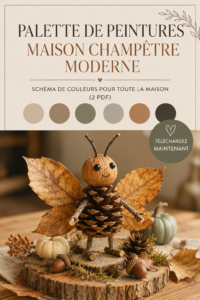 Palette de couleurs modernes pour une décoration intérieure bohème, avec des teintes chaleureuses et accueillantes.
