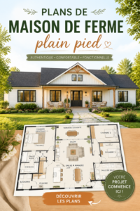 Maison de ferme décorée dans un style bohème chaleureux