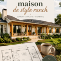 Maison de style ranch avec un aménagement intérieur chaleureux et accueillant.