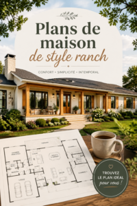 Maison de style ranch avec un aménagement intérieur chaleureux et accueillant.