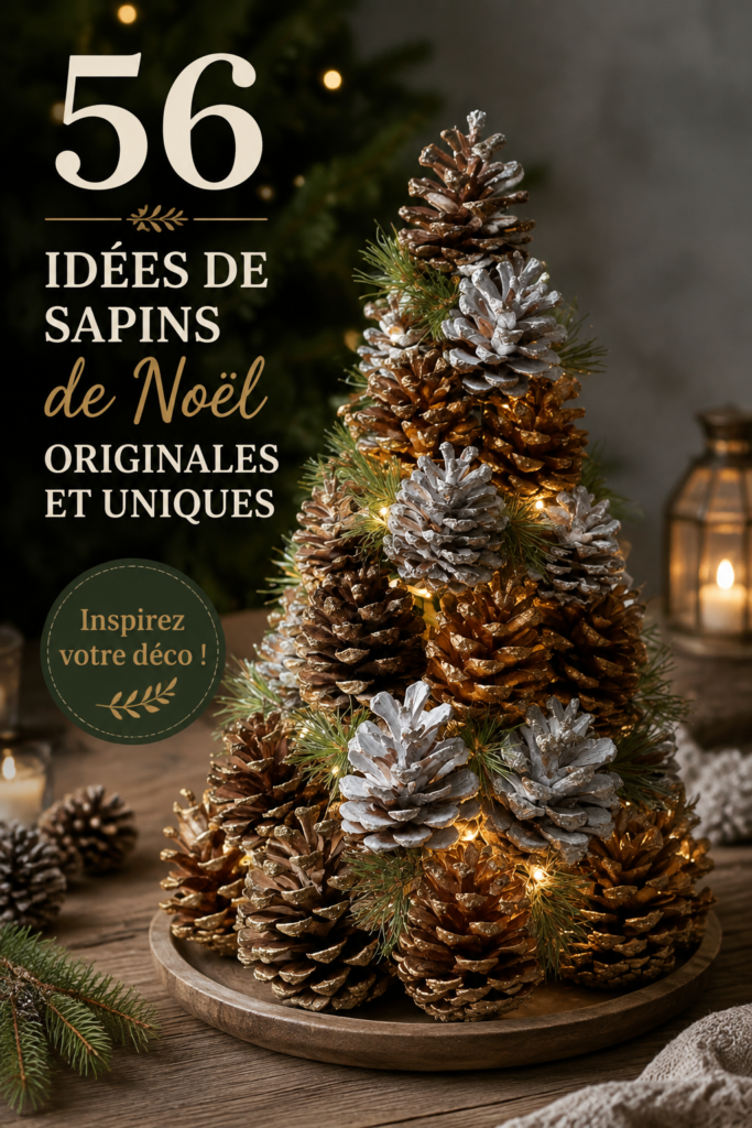 Un sapin de Noël bohème décoré de manière originale avec des accessoires naturels et colorés.
