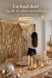 Arrière-plan doré étincelant pour une ambiance festive chaleureuse pour le Nouvel An.