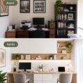Transformation d'un bureau à domicile dans un style bohème chaleureux