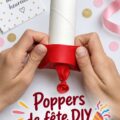 DIY confetti poppers aux couleurs vives pour une fête joyeuse