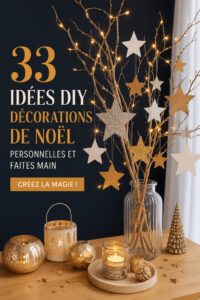 Une belle décoration de Noël DIY dans un style bohème avec des matériaux naturels