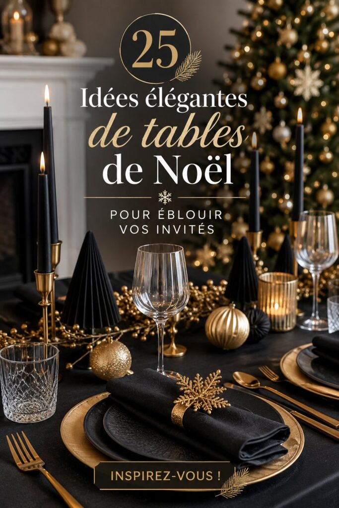 Une élégante table de Noël décorée avec des éléments bohèmes et festifs.