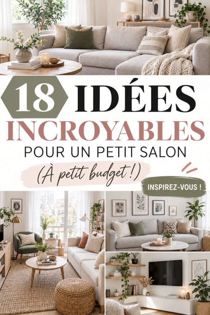 Petit salon bohème décoré avec des tissus et des plantes vertes.