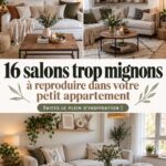 Un salon bohème accueillant avec des éléments de décoration chauds et colorés.