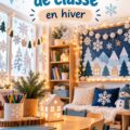 Un salon décoré dans un style bohème avec des couleurs chaudes et des textiles douillets pour l'hiver.